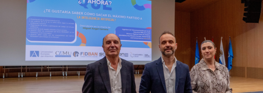 FIDBAN participa en la V edición del ciclo de charlas «¿Y ahora qué?» con la participación de Miguel Ángel Cervera, Director Regional de Ventas de Microsoft para Europa