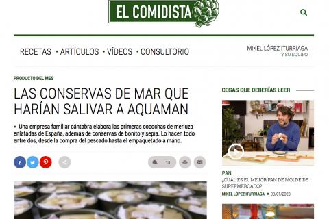 El País recomienda Alalunga, conservera que participó en una reciente ronda de inversores de FIDBAN